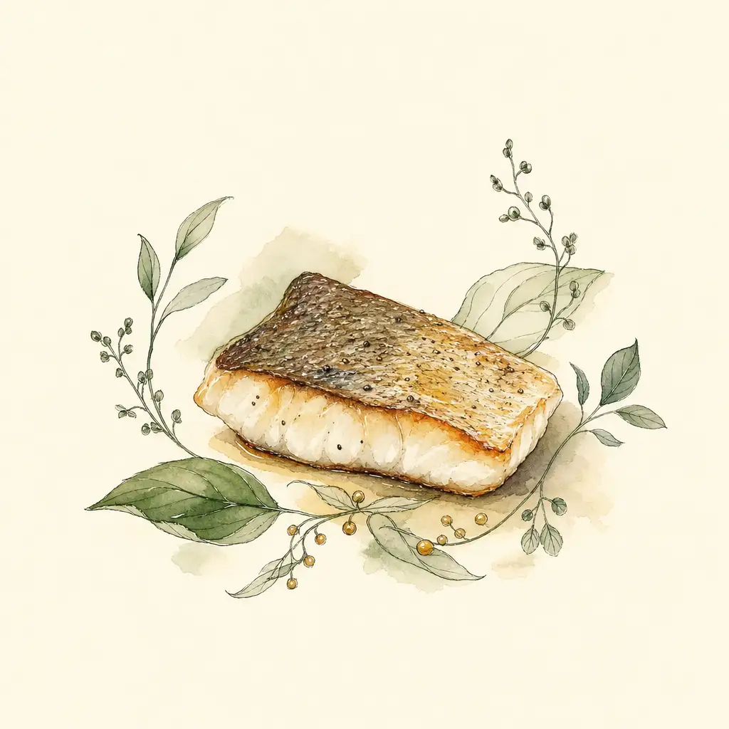 A modest piece of fish